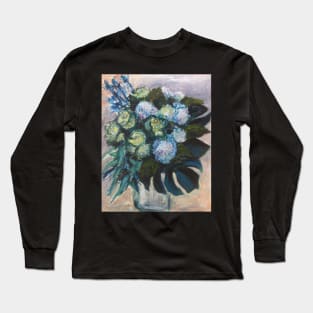 Hydrangeas & Kale Long Sleeve T-Shirt